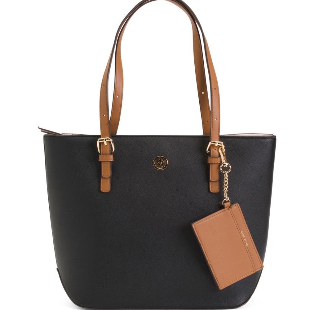 Anne Klein tote with card case